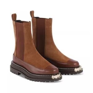 NEW Sandro Women's Liam Stretch Chelsea Boots size 36/ 5.5